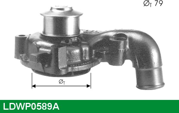 LUCAS LDWP0589A - Водяной насос autosila-amz.com