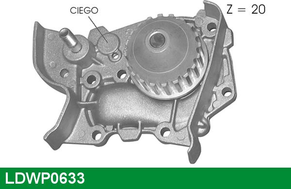 LUCAS LDWP0633 - Водяной насос autosila-amz.com