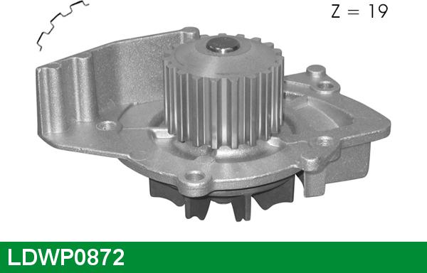 LUCAS LDWP0872 - Водяной насос autosila-amz.com