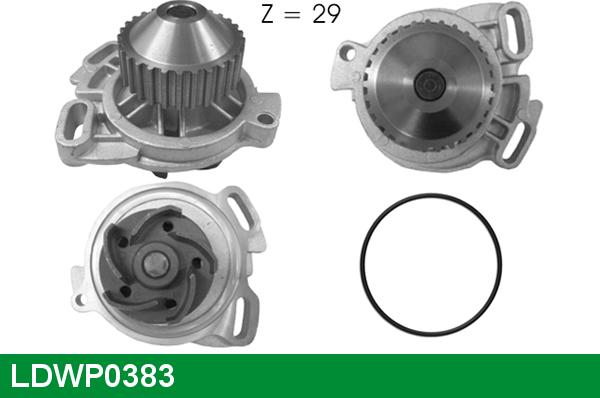 LUCAS LDWP0383 - Водяной насос autosila-amz.com