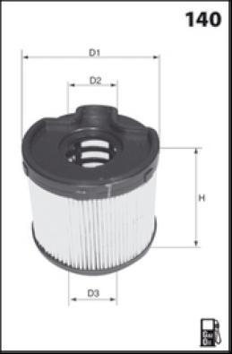 LUCAS LFDE105 - Топливный фильтр autosila-amz.com