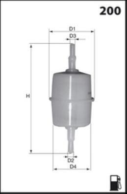 LUCAS LFPF005 - Топливный фильтр autosila-amz.com