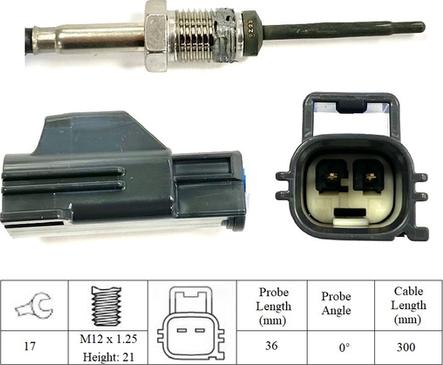 LUCAS LGS7202 - Датчик, температура выхлопных газов autosila-amz.com