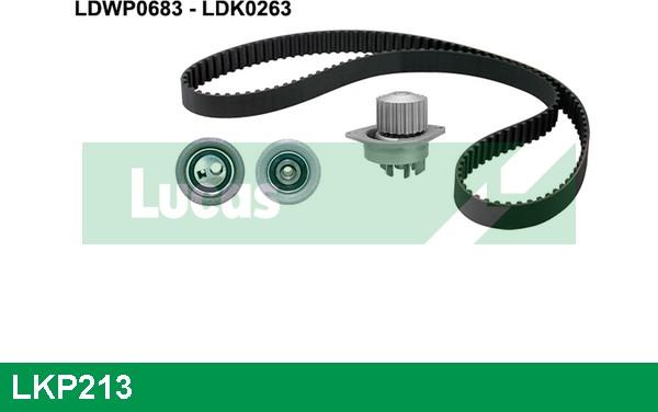 LUCAS LKP213 - Водяной насос + комплект зубчатого ремня ГРМ autosila-amz.com