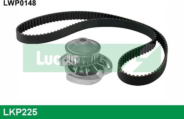 LUCAS LKP225 - Водяной насос + комплект зубчатого ремня ГРМ autosila-amz.com