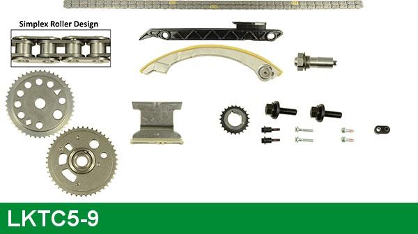 LUCAS LKTC5-9 - Комплект цепи привода распредвала autosila-amz.com