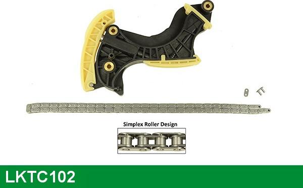 LUCAS LKTC102 - Комплект цепи привода распредвала autosila-amz.com