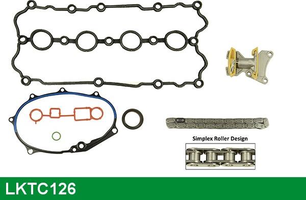 LUCAS LKTC126 - Комплект цепи привода распредвала autosila-amz.com