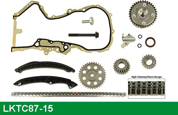 LUCAS LKTC87-15 - Комплект цепи привода распредвала autosila-amz.com