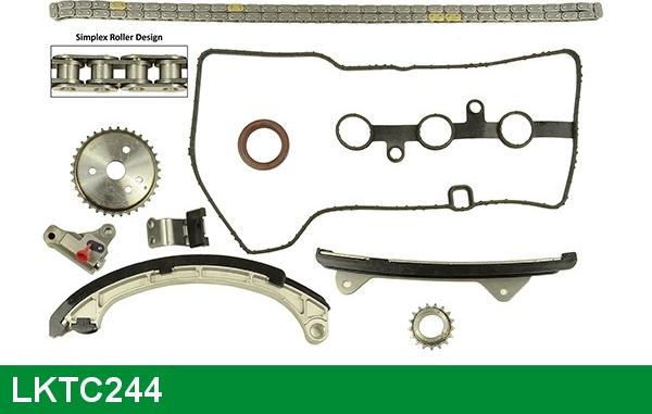 LUCAS LKTC244 - Комплект цепи привода распредвала autosila-amz.com