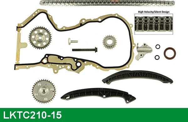 LUCAS LKTC210-15 - Комплект цепи привода распредвала autosila-amz.com