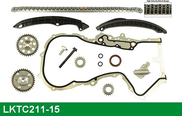 LUCAS LKTC211-15 - Комплект цепи привода распредвала autosila-amz.com