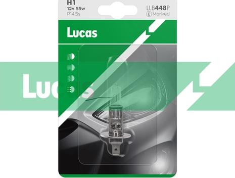 LUCAS LLB448P - Лампа накаливания, фара дальнего света autosila-amz.com