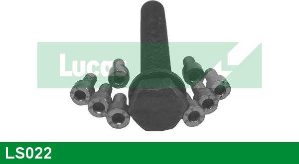LUCAS LS022 - Комплект болтов ременного шкива, коленчатый вал autosila-amz.com