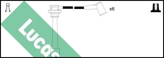 LUCAS LUC4658 - Комплект проводов зажигания autosila-amz.com