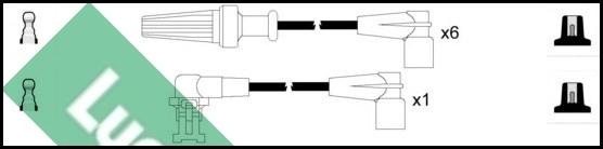 LUCAS LUC4092 - Комплект проводов зажигания autosila-amz.com