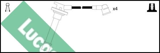 LUCAS LUC4307 - Комплект проводов зажигания autosila-amz.com