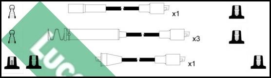 LUCAS LUC4377 - Комплект проводов зажигания autosila-amz.com