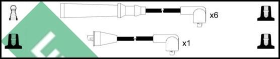 LUCAS LUC4275 - Комплект проводов зажигания autosila-amz.com