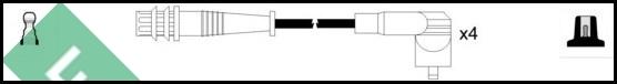 LUCAS LUC5241 - Комплект проводов зажигания autosila-amz.com