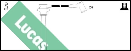 LUCAS LUC7438 - Комплект проводов зажигания autosila-amz.com