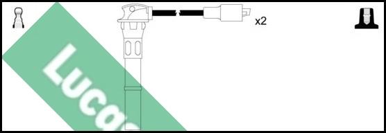 LUCAS LUC7093 - Комплект проводов зажигания autosila-amz.com
