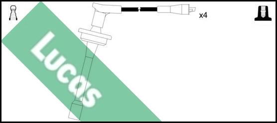 LUCAS LUC7175 - Комплект проводов зажигания autosila-amz.com