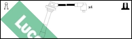 LUCAS LUC7347 - Комплект проводов зажигания autosila-amz.com