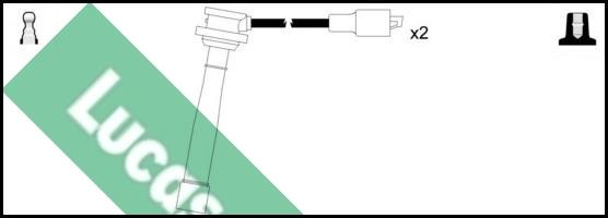 LUCAS LUC7313 - Комплект проводов зажигания autosila-amz.com
