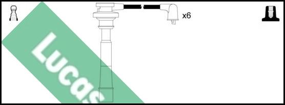LUCAS LUC7201 - Комплект проводов зажигания autosila-amz.com
