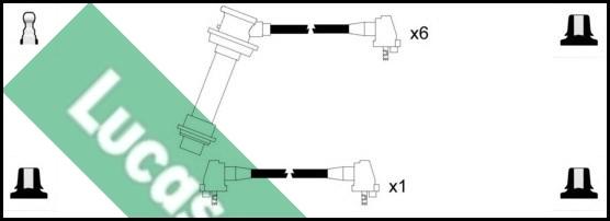 LUCAS LUC7218 - Комплект проводов зажигания autosila-amz.com