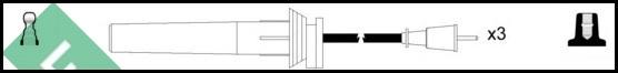 LUCAS LUC7226 - Комплект проводов зажигания autosila-amz.com