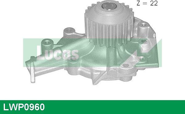 LUCAS LWP0960 - Водяной насос autosila-amz.com