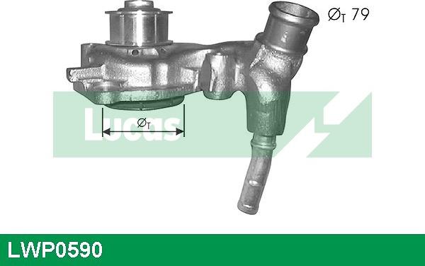 LUCAS LWP0590 - Водяной насос autosila-amz.com