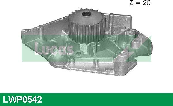 LUCAS LWP0542 - Водяной насос autosila-amz.com