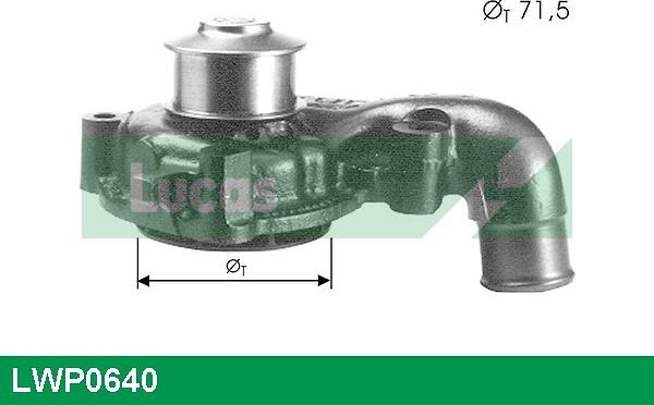 LUCAS LWP0640 - Водяной насос autosila-amz.com