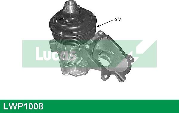 LUCAS LWP1008 - Водяной насос autosila-amz.com