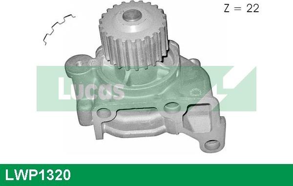 LUCAS LWP1320 - Водяной насос autosila-amz.com