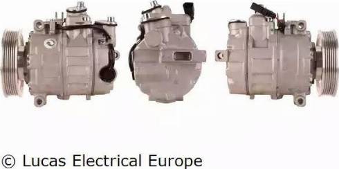 Lucas Electrical ACP497 - Компрессор кондиционера autosila-amz.com