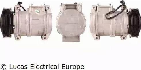 Lucas Electrical ACP434 - Компрессор кондиционера autosila-amz.com