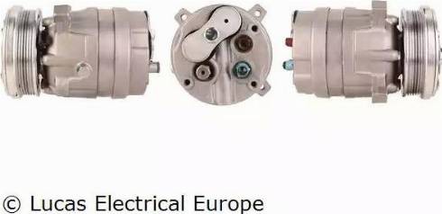 Lucas Electrical ACP432 - Компрессор кондиционера autosila-amz.com