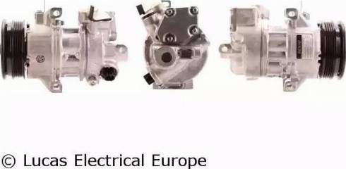 Lucas Electrical ACP597 - Компрессор кондиционера autosila-amz.com