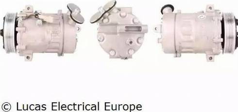 Lucas Electrical ACP555 - Компрессор кондиционера autosila-amz.com