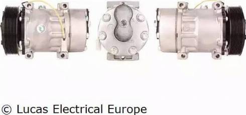 Lucas Electrical ACP507 - Компрессор кондиционера autosila-amz.com
