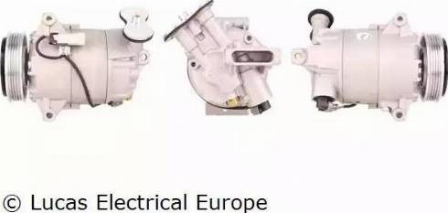 Lucas Electrical ACP523 - Компрессор кондиционера autosila-amz.com