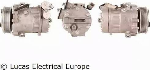 Lucas Electrical ACP527 - Компрессор кондиционера autosila-amz.com