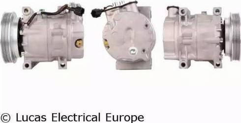 Lucas Electrical ACP605 - Компрессор кондиционера autosila-amz.com