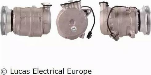 Lucas Electrical ACP612 - Компрессор кондиционера autosila-amz.com