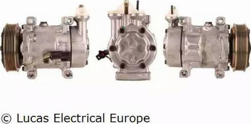 Lucas Electrical ACP197 - Компрессор кондиционера autosila-amz.com