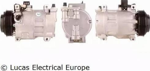 Lucas Electrical ACP157 - Компрессор кондиционера autosila-amz.com